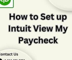 How to Set up Intuit View My Paycheck - 1