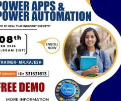 Power Apps and Power Automate | Attend Online Free Demo