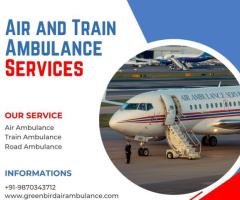 Greenbird Air and Train Ambulance Service in Gorakhpur for Best Transfer Service for patients