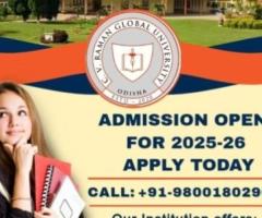 Admission Open 2025 at C. V. Raman Global University for CSE, IT & ECE Call 9800180290