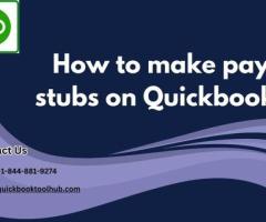 How to make pay stubs on Quickbooks