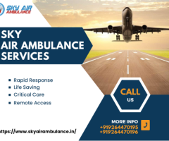 Book Sky Air Ambulance from Chennai to Delhi for Top-Level Support