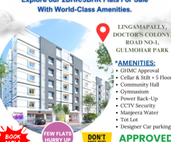 Explore Premium 2BHK & 3BHK Flats for Sale at Lingampally – World-Class Amenities