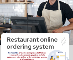 Best Restaurant Online Ordering System - RestosoftIn