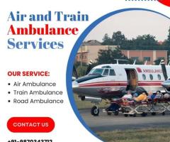 Greenbird Air and Train Ambulance Service in Vadodara for Swift Relocation for Patients