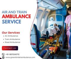 Greenbird Air and Train Ambulance Service in Vijayawada for Best Transportation of patients