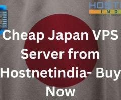 Cheap Japan VPS Server from Hostnetindia- Buy Now