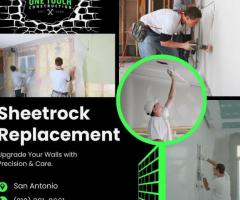 Sheetrock Replacement in San Antonio