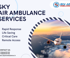 Book Air Ambulance from Gorakhpur to Delhi for Advanced Patient Care with Sky Ambulance