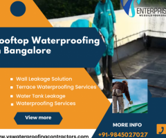 Rooftop Waterproofing Services and Contractors in Bangalore