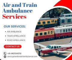 Greenbird Air and Train Ambulance Service in Aurangabad Ensure Safe Relocation