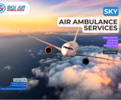 Book Air Ambulance from Guwahati to Delhi for Advanced Patient Care with Sky Ambulance