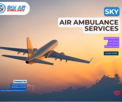 Book Sky Air Ambulance from Chennai to Delhi for Top-Level Support and Medical Care