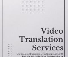 Video Translation Service In Mumbai