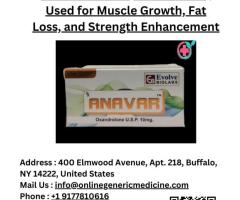 Anavar Tablets (Oxandrolone) Used for Muscle Growth, Fat Loss, and Strength Enhancement