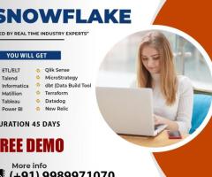 Best Snowflake Training in India | Snowflake Course