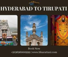 Hyderabad to Tirupati cab