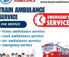 Sky Train Ambulance in Patna offers Highly Caring Transfer Services