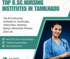 Top B.Sc.Nursing Institutes in Tamilnadu