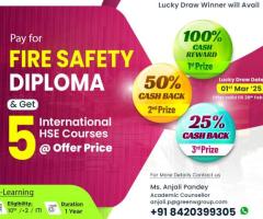 Fire Safety Diploma Course Raffle draw Offer in Lucknow