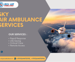 Trust Sky Air Ambulance from Jabalpur to Delhi for Safe Patient Relocation Process