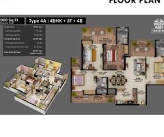 Fusion The Brook Greater Noida | Floor plan | Price List