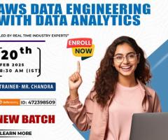 AWS Data Engineering Course online Upcoming New Batch