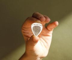 Fingerprint Guitar Pick