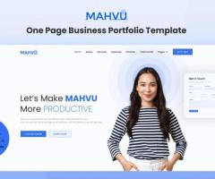 Create a Professional Business Portfolio with Mahvu – A Next.js Template!