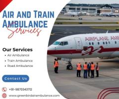 Greenbird Air and Train Ambulance Service in Muzaffarpur Transfer Patients Quickly