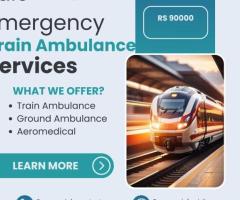 Choice FALC Emergency Train Ambulance in Varanasi Offers a Cost-Effective Transportation