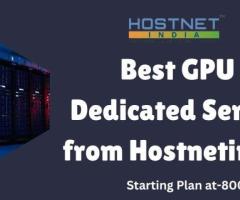 Best GPU Dedicated Server from Hostnetindia