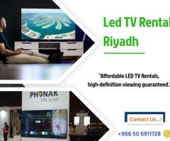 Enhance Your Event with LED TV Rental in Riyadh