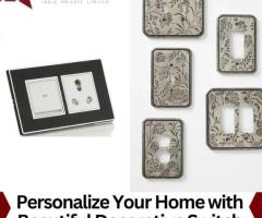 Personalize Your Home with Beautiful Decorative Switch Plates in India