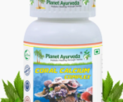 Herbal Remedies For Strong Bones - Coral Calcium Complex By Planet Ayurveda