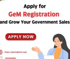 Apply for GeM Registration and Grow Your Government Sales