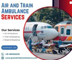 Greenbird Air and Train Ambulance Service in Nanded: Timely Patient Relocation Guaranteed