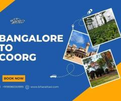 Bangalore to Coorg Taxi