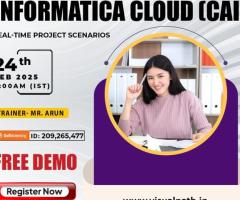 Informatica Cloud (CAI) Online Free Demo On 24th Feb