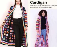 Stay Cozy & Stylish with Mini Apparels’ Crochet Granny Cardigan