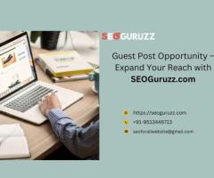 Guest Post Opportunity seoguruzz.com