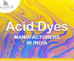 Find Acid Dyes Manufacturers in India - Alliance Organics LLP