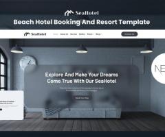 Create a Professional Hotel Website with SeaHotel – A Next.js Template!