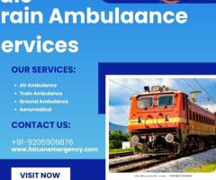 FALC Emergency Train Ambulance Service in Guwahati has Qualified Medical Doctors