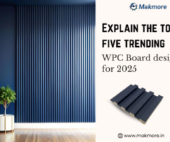 Explain the top five trending WPC Board designs for 2025