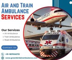 Greenbird Air and Train Ambulance Service in Silchar for Swift Transfer of Patient