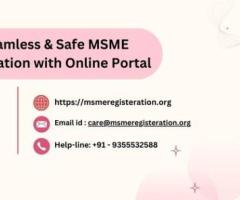 Seamless & Safe MSME Registration with Online Portal