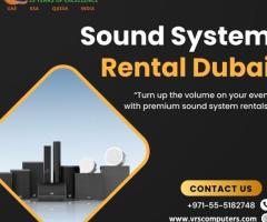 Best Sound System Rental in Dubai with Loud a Clear Audio