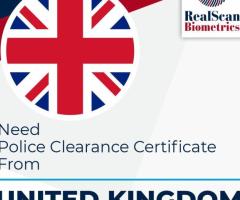 United Kingdom Police Clearance and Fingerprint Expert Services