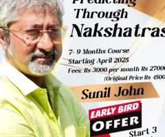 Predicting Through Nakshatras – Master in Nakshatras with Sunil John